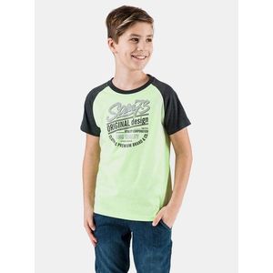 Neonovo zelené chlapčenské tričko s potlačou SAM 73 vyobraziť
