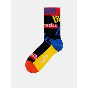Žlto-čierne ponožky Happy Socks Beatles In The Name Of Sock vyobraziť