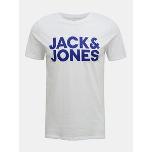 Biele pánske tričko Jack & Jones vyobraziť