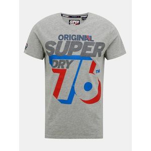 Šedé pánske tričko Superdry vyobraziť