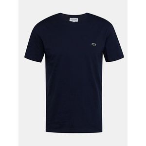 Tmavomodré pánske basic tričko Lacoste vyobraziť