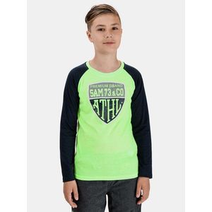 Zelené chlapčenské tričko s potlačou SAM 73 vyobraziť