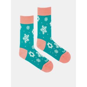 Modré vzorované ponožky Fusakle Sněhovice vyobraziť