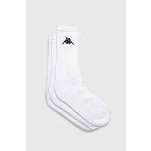 Ponožky Kappa biela farba vyobraziť