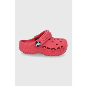 Detské šľapky Crocs červená farba vyobraziť