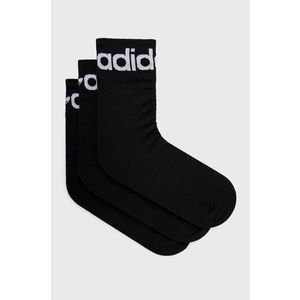 Ponožky adidas Originals (3-pack) H32386 H32386-BLK/WHT, čierna farba vyobraziť