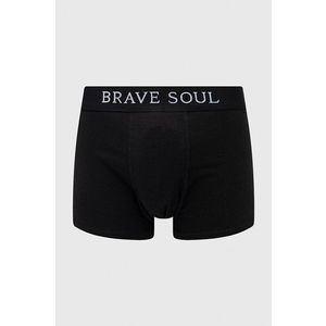 Boxerky Brave Soul (5-pack) pánske, čierna farba vyobraziť
