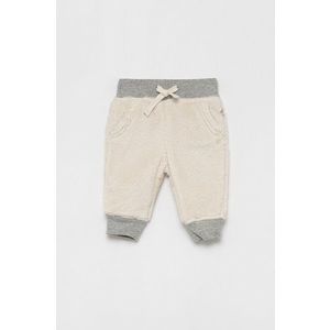 Detské nohavice GAP krémová farba, jednofarebné vyobraziť
