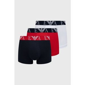 Boxerky Emporio Armani Underwear (3-pack) pánske, biela farba vyobraziť