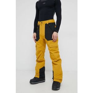 Snowboardové nohavice Rip Curl pánske, žltá farba vyobraziť