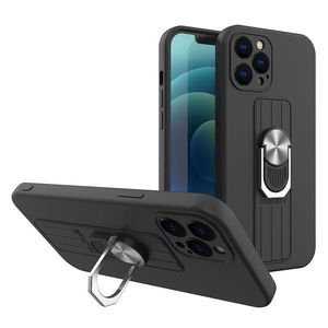 Puzdro Ring Case pre Apple iPhone 7/iPhone 8/iPhone SE 2020 - Čierna KP11340 vyobraziť