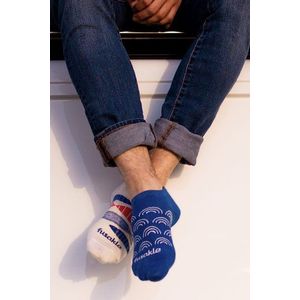 Béžovo-modré členkové ponožky Rybana vyobraziť