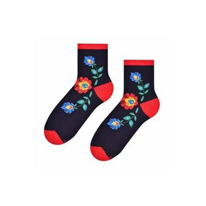 Čierne kvetované ponožky 118 vyobraziť