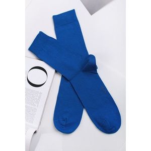 Modré bavlnené ponožky Klasik vyobraziť