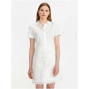Košeľové šaty pre ženy Guess - biela vyobraziť