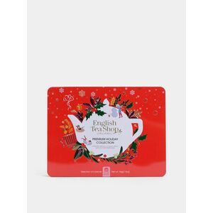 Červená vianočná prémiová kolekcia čajov English Tea Shop vyobraziť
