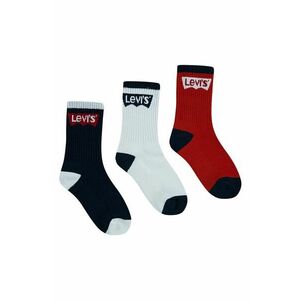 Detské ponožky Levi's tmavomodrá farba vyobraziť