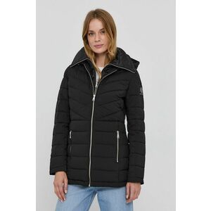 Páperová bunda Lauren Ralph Lauren dámska, čierna farba, zimná vyobraziť