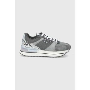 Topánky Pepe Jeans Rusper Cosi šedá farba, na platforme vyobraziť