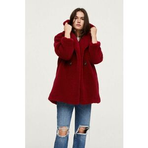 Kabát Mango Currito červená farba, zimný vyobraziť