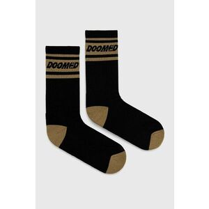 Ponožky Etnies Doomed pánske, čierna farba vyobraziť