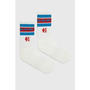 Ponožky Etnies Rad pánske, biela farba vyobraziť