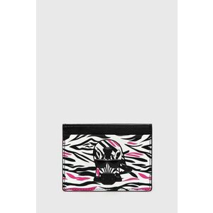 Puzdro na karty Karl Lagerfeld dámske, čierna farba vyobraziť