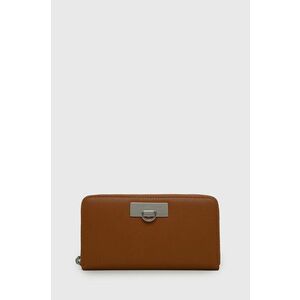 Peňaženka Trussardi dámska, hnedá farba vyobraziť