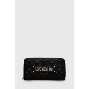 Peňaženka Love Moschino dámska, čierna farba vyobraziť