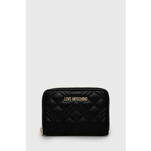 Peňaženka Love Moschino dámska, čierna farba vyobraziť