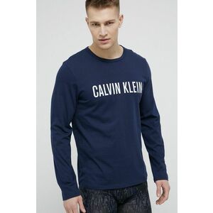 Bavlnené tričko s dlhým rukávom Calvin Klein Underwear tmavomodrá farba, s potlačou vyobraziť