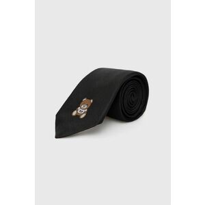 Kravata Moschino čierna farba vyobraziť