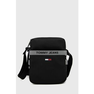 Malá taška Tommy Jeans čierna farba vyobraziť