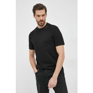 Tričko Hugo pánske, čierna farba, jednofarebné vyobraziť