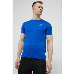 Bežecké tričko Asics modrá farba, jednofarebné vyobraziť