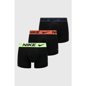 Boxerky Nike (3-pack) pánske, čierna farba vyobraziť