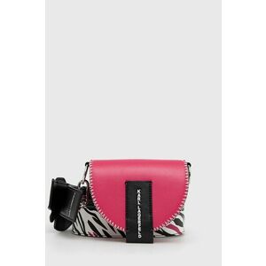 Kabelka Karl Lagerfeld Karlimals CB Zebra ružová farba vyobraziť