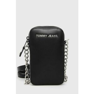 Obal na mobil Tommy Jeans čierna farba vyobraziť