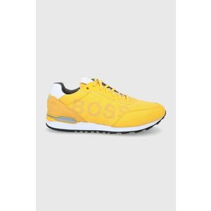 Topánky Boss žltá farba vyobraziť