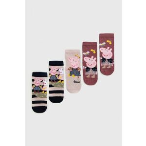 Detské ponožky Name it x Peppa Pig (5-pack) vyobraziť