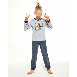 Chlapčenské pyžamo Cornette 477/126 Team Kids Boy Sivá 98-104 vyobraziť