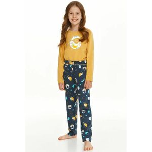 Dievčenské pyžamo Taro 2615-6 Sarah Žltá 134 vyobraziť