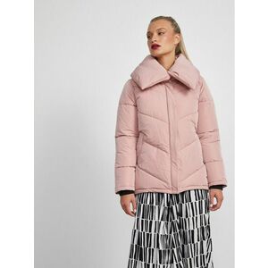 Zimná ružová bunda - M vyobraziť