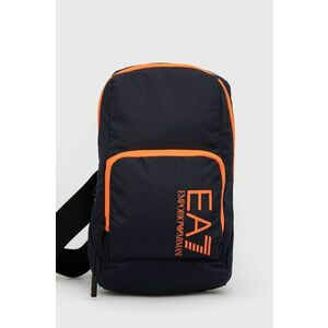 Malá taška EA7 Emporio Armani tmavomodrá farba vyobraziť
