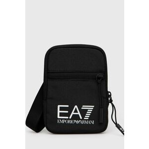 Malá taška EA7 Emporio Armani čierna farba vyobraziť