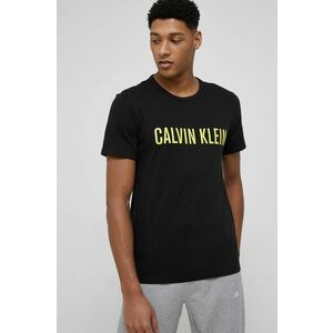 Bavlnené tričko Calvin Klein Underwear čierna farba, s potlačou vyobraziť