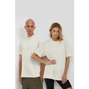 Bavlnené tričko Reebok Classic krémová farba, jednofarebné vyobraziť