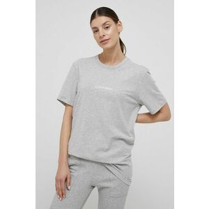 Pyžamové tričko Calvin Klein Underwear šedá farba vyobraziť