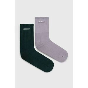 Ponožky Dickies (2-pack) zelená farba vyobraziť