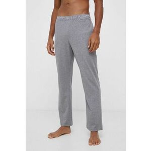 Pyžamové nohavice Tommy Hilfiger pánske, šedá farba, jednofarebné vyobraziť